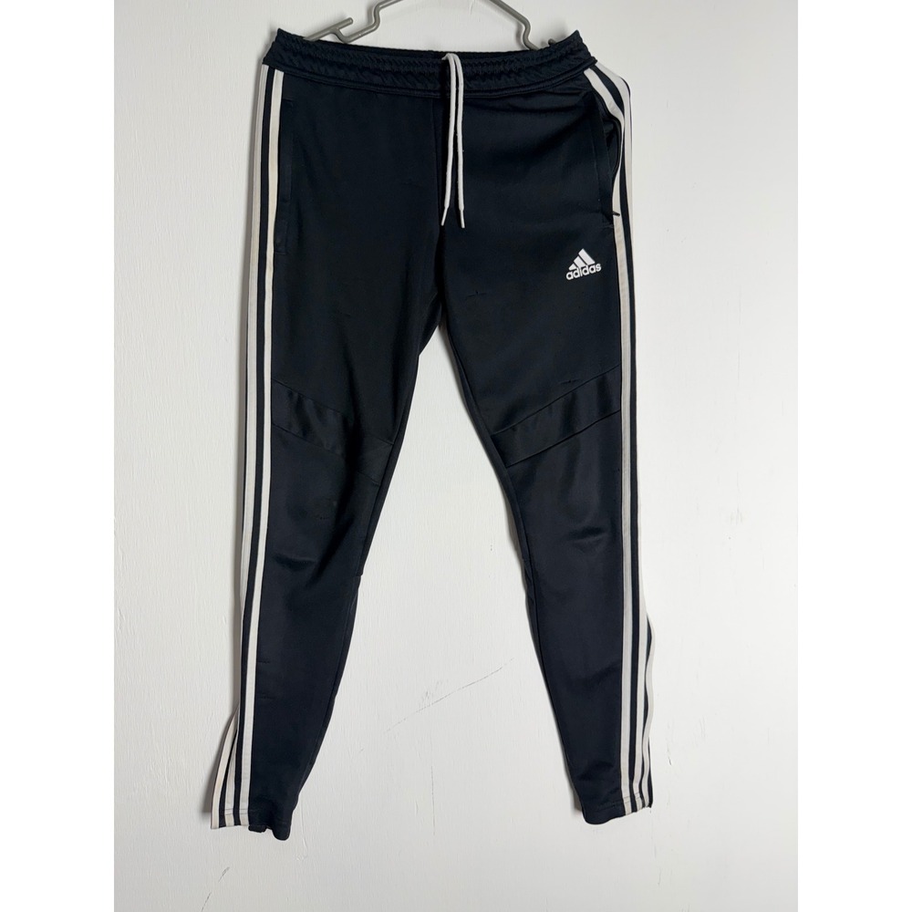 Adidas Tiro 17 Training Pants Black White Stripe Soccer Joggers XS
